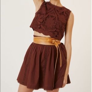 Gorgeous 2 piece Anthropologie Skirt Set